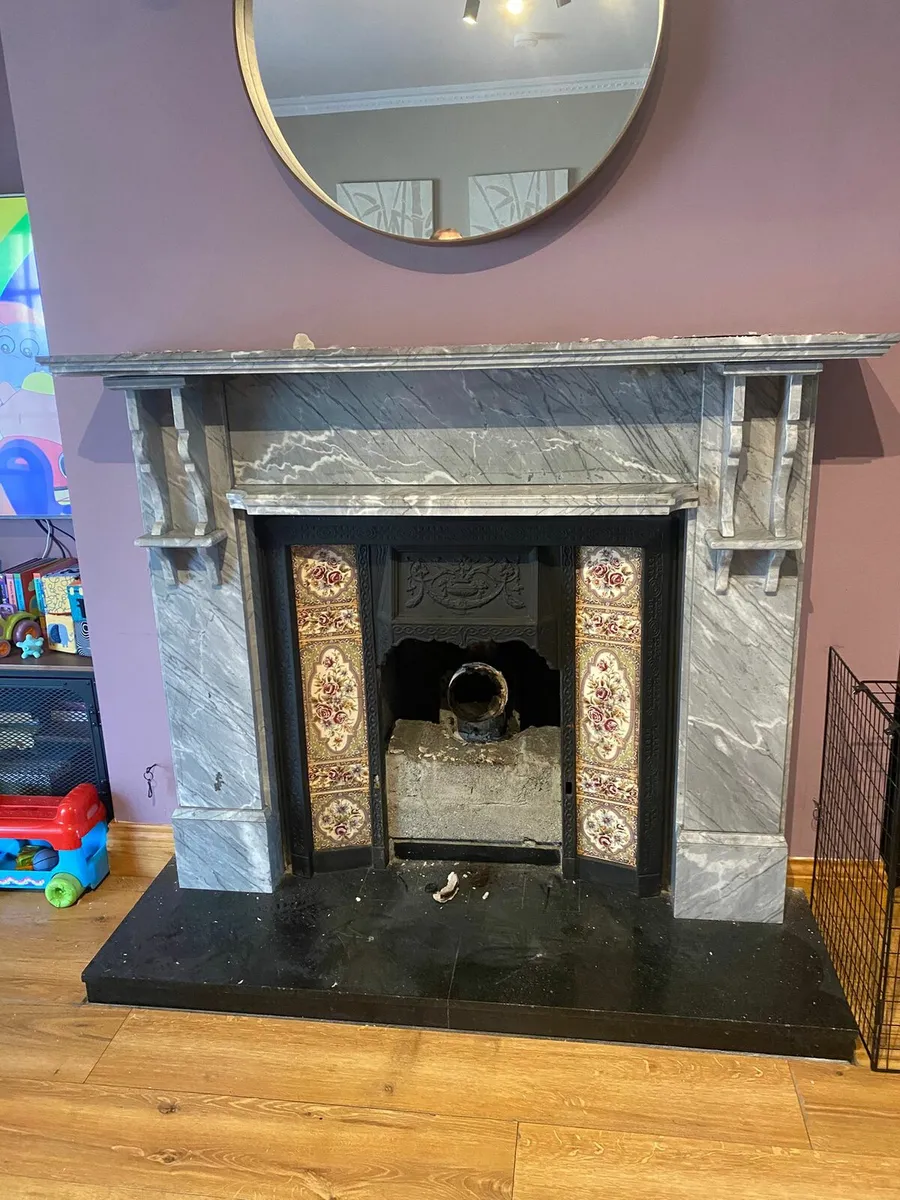 Marble fireplace - Image 1