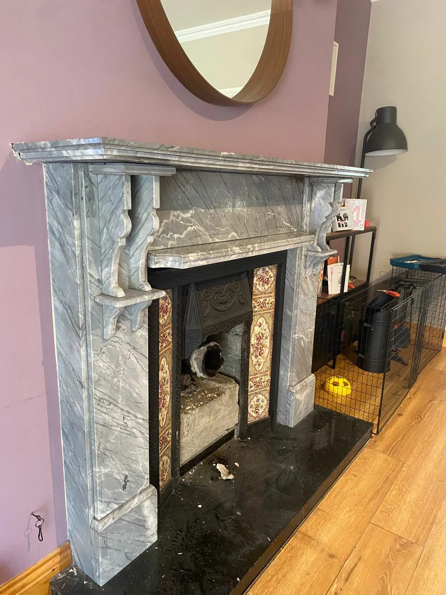 Marble fireplace - Image 2