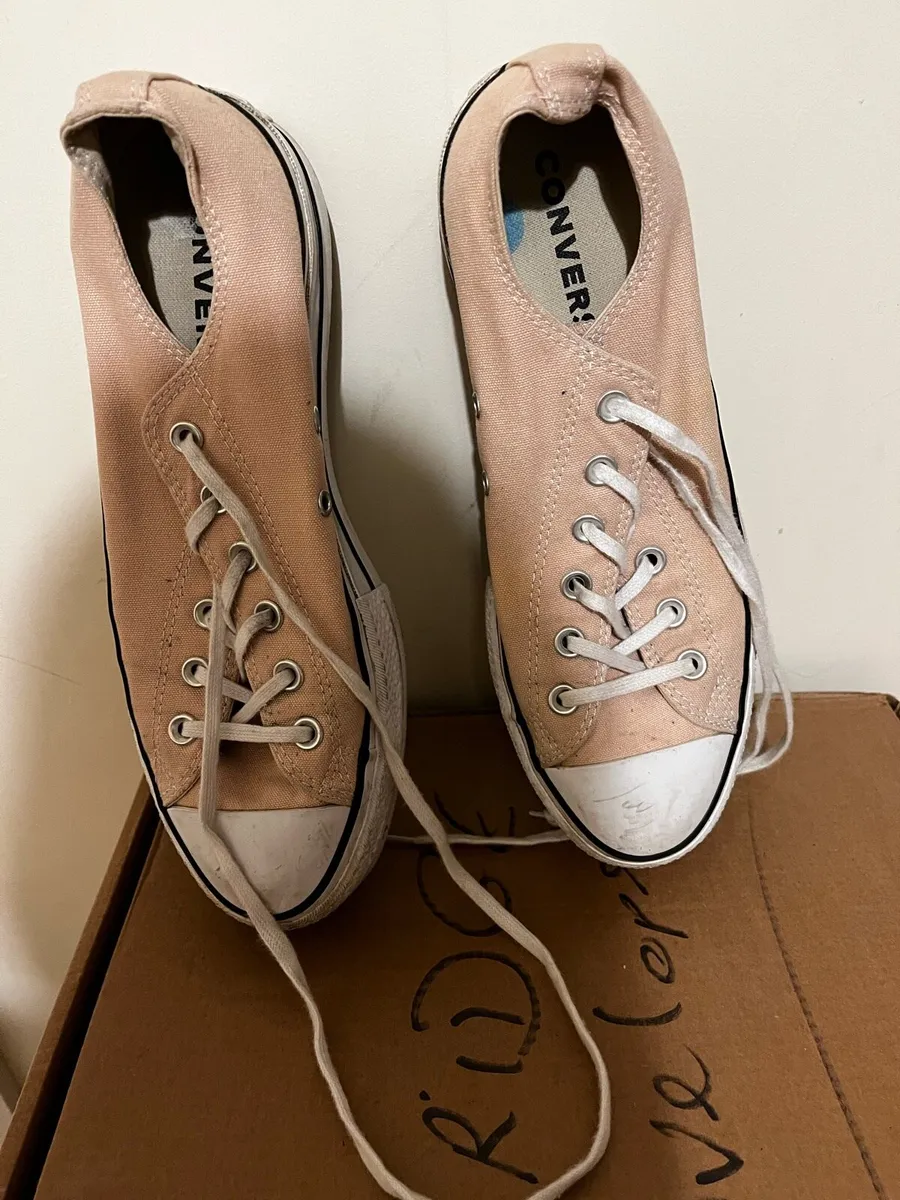 Light orange platform converse - Image 2