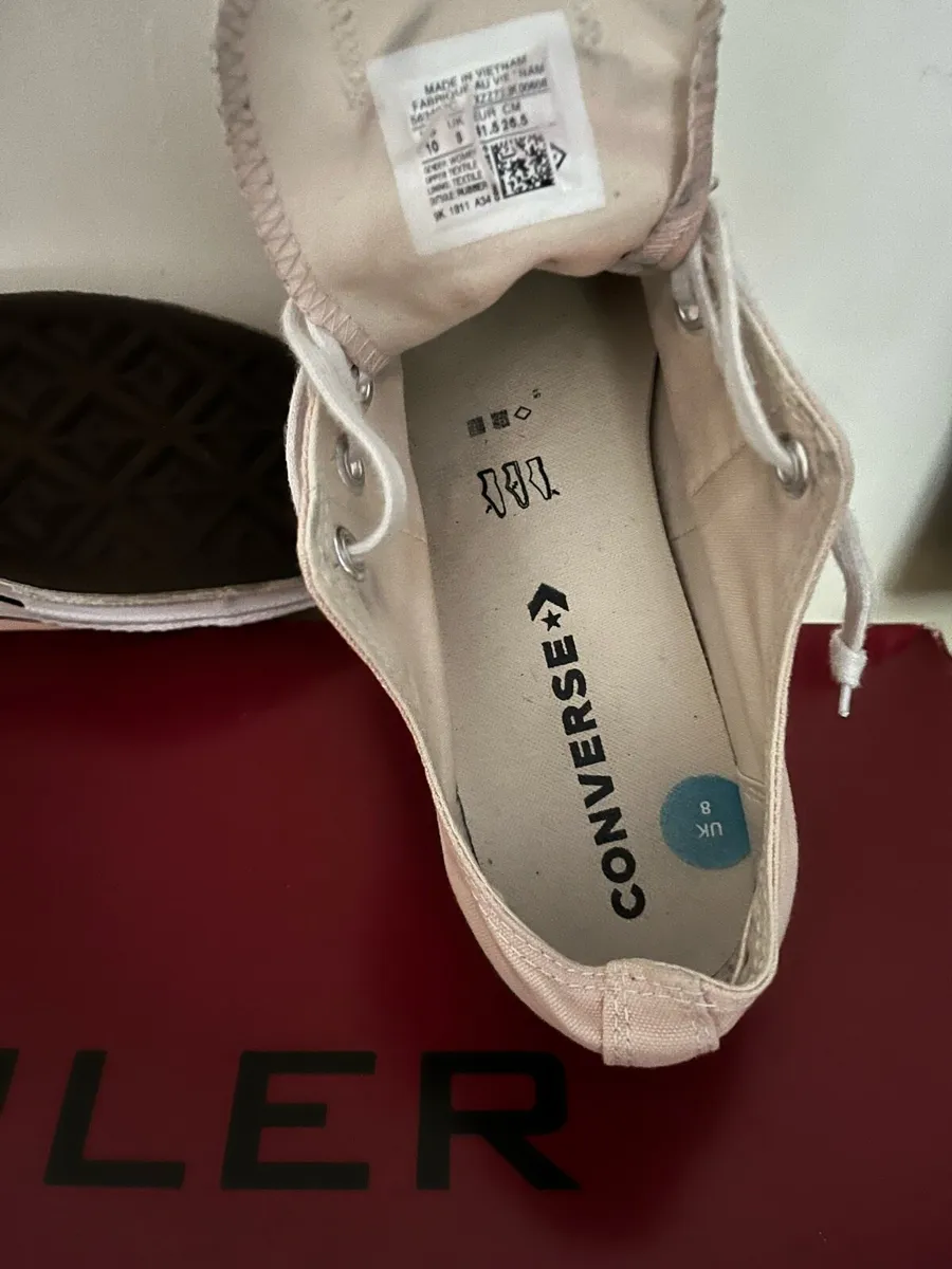 Light orange platform converse - Image 4