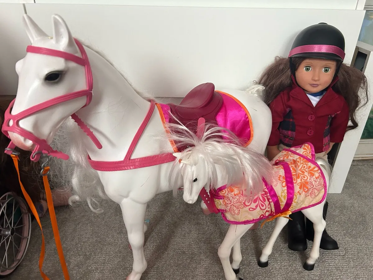 Our Generation dolls and caravan - Image 3