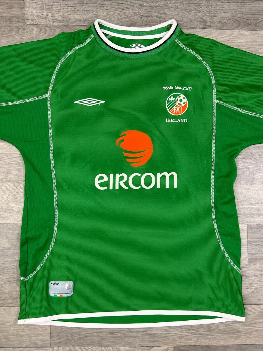 Vintage 2002 Ireland World Cup Jersey Shirt Mens L - Image 2