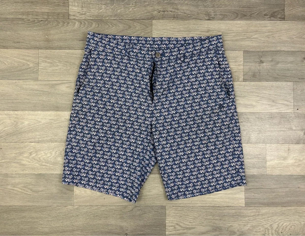 Original Penguin Golf Patterned Shorts Mens W34 - Image 1