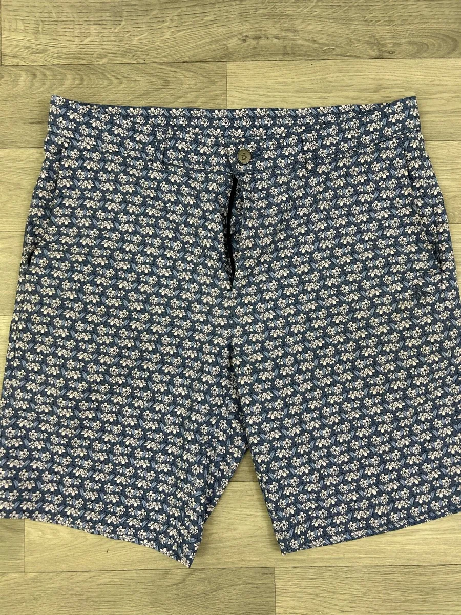 Original Penguin Golf Patterned Shorts Mens W34 - Image 2