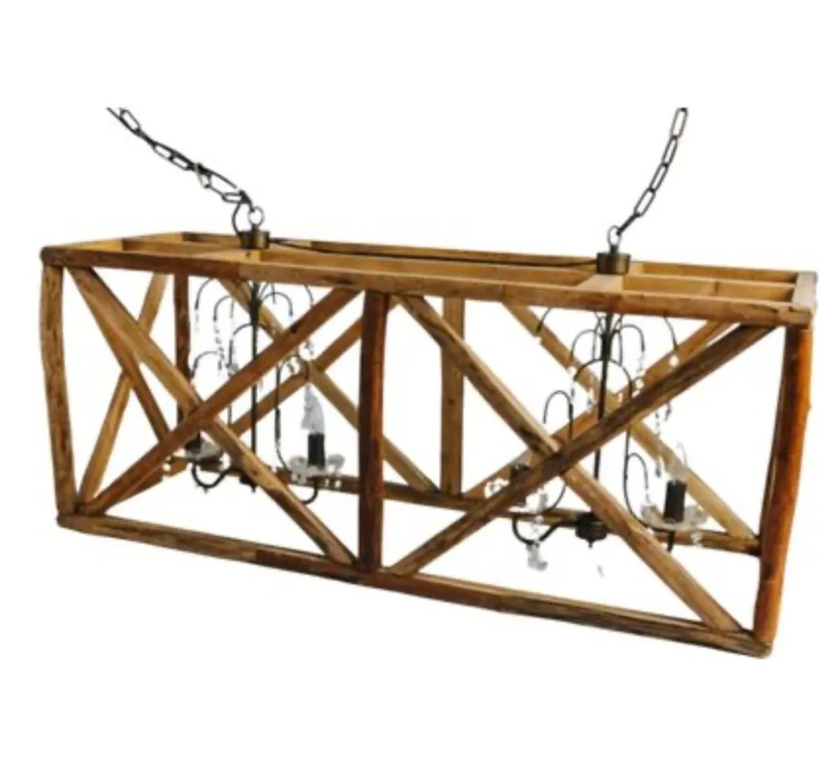 Modern Farmhouse Chandelier x2 - Image 1