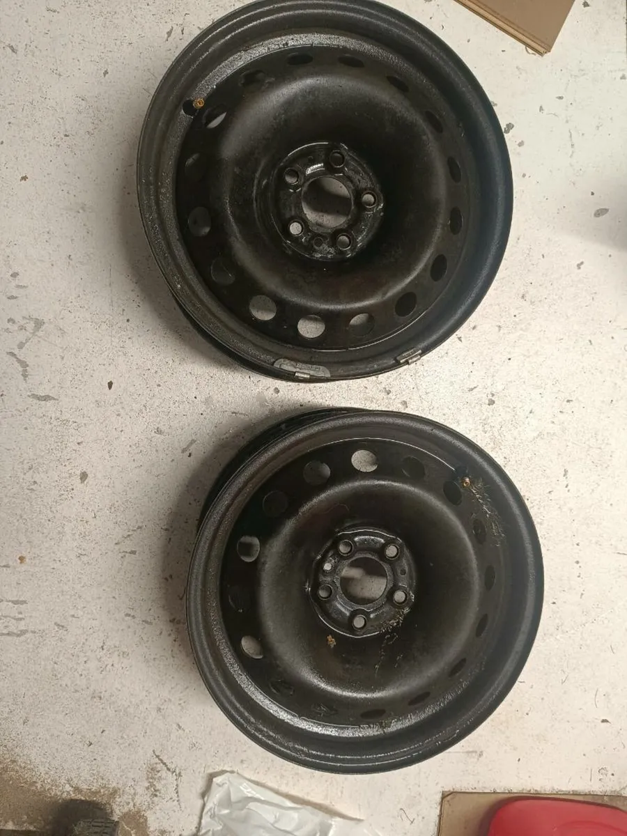 15 inch steel rims off Opel Combo - Image 1