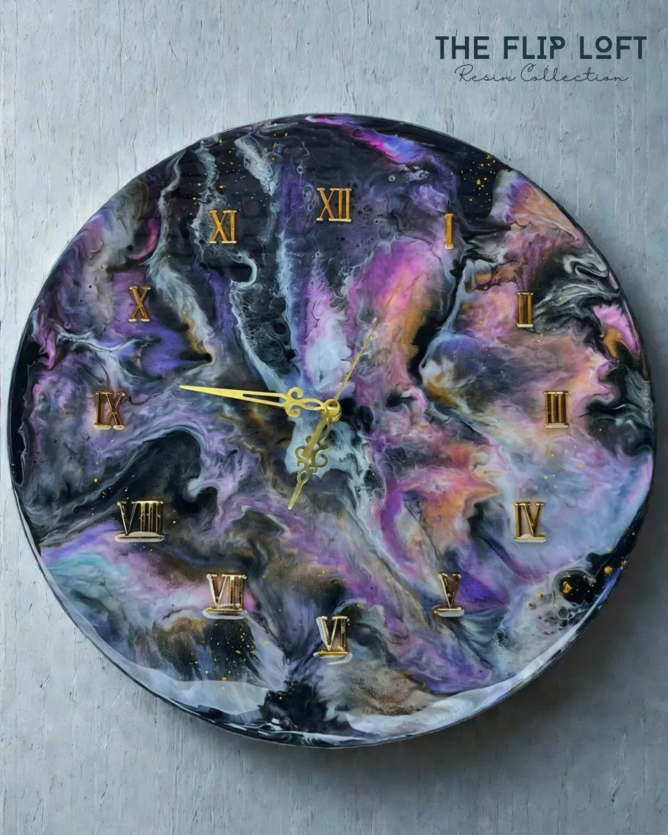 Resin Wall Clock - Image 2