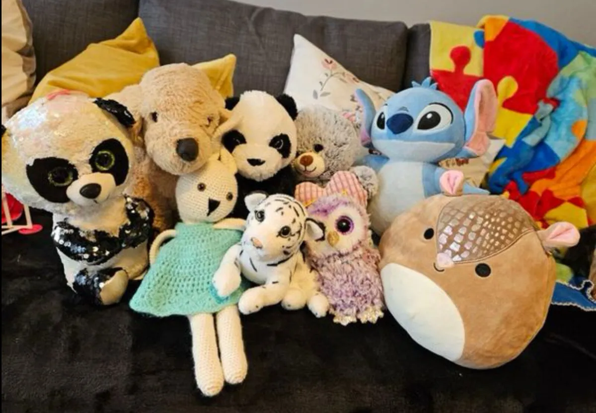 Teddies - Stitch squishmallow Ty panda owl mouse