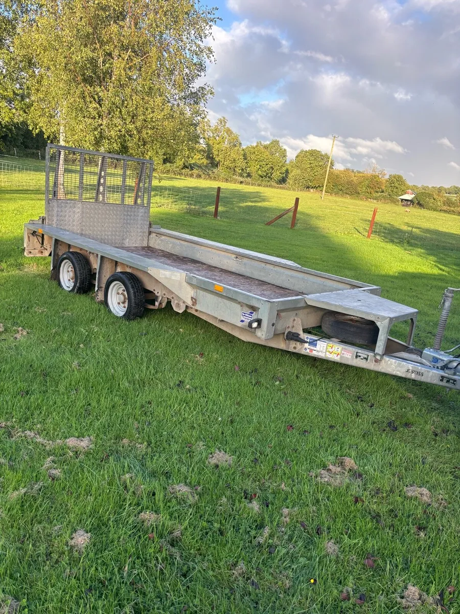 2020 12x5,6 Ifor Williams plant trailer - Image 1
