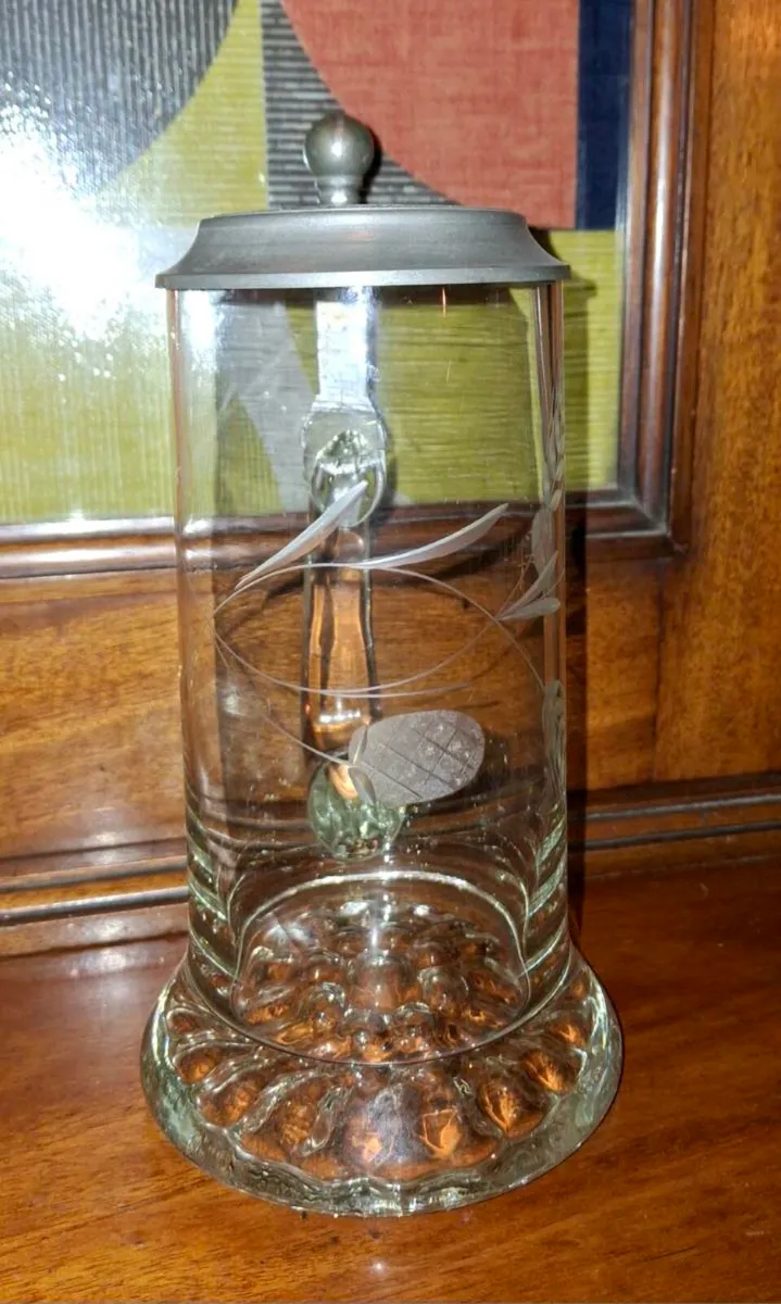 Engraved Glass Beer Mug - Image 2