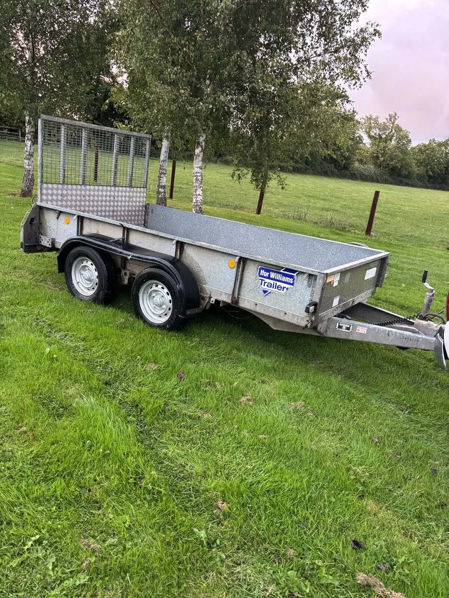 10x5,6 Ifor Williams plant trailer - Image 1