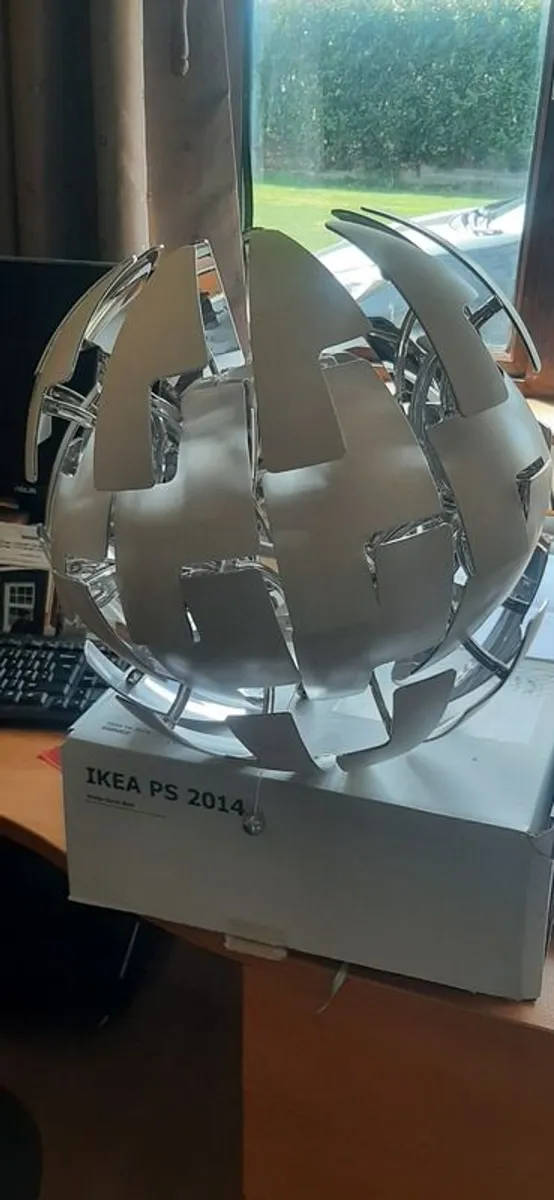 Ikea Pendant Lamp White/Silver colour (2) - Image 2
