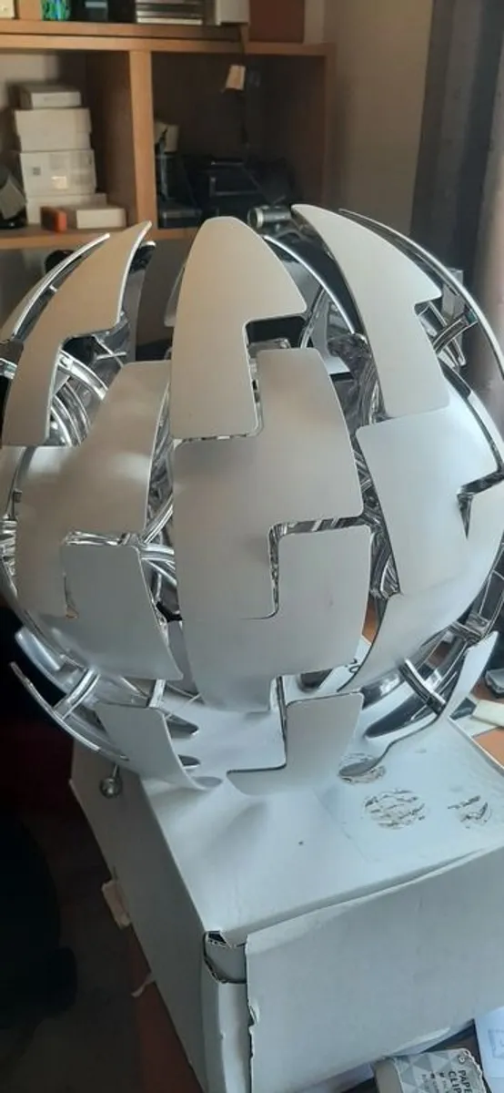 Ikea Pendant Lamp White/Silver colour (2) - Image 3