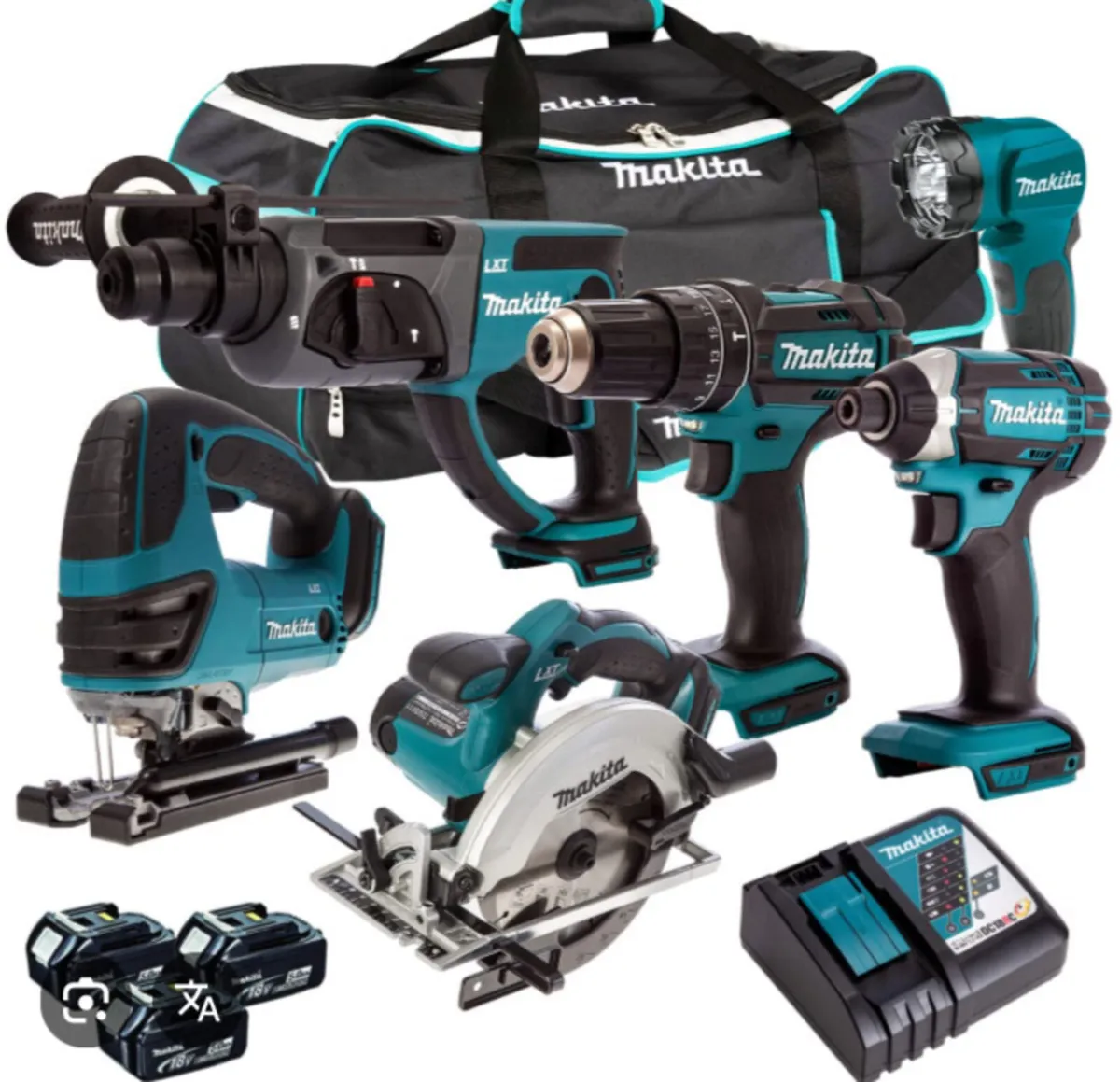 Makita 8 piece tool set - Image 2