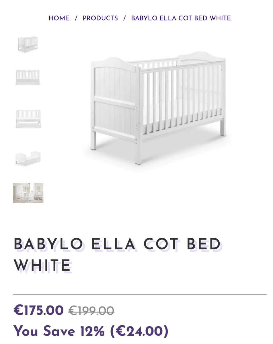 Babylo Ella cot bed - Image 1