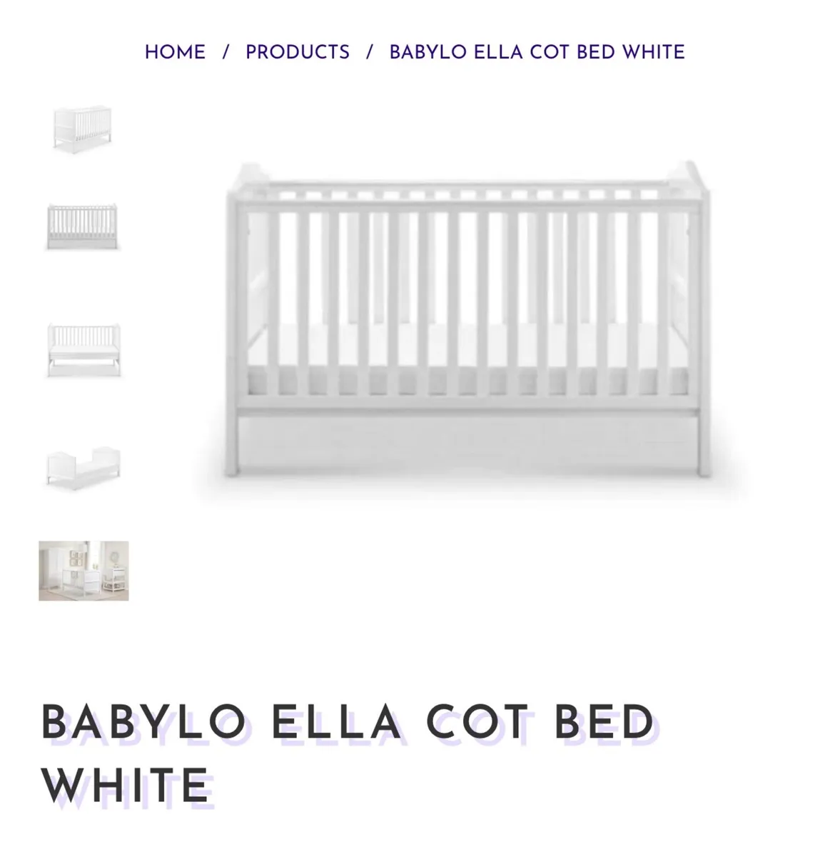 Babylo Ella cot bed - Image 2