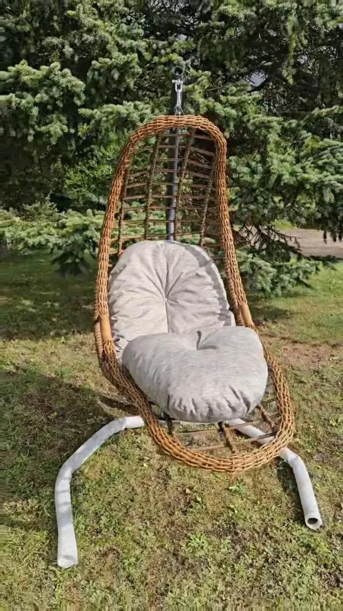 Egg Chair with Cushion and frame brand new - Image 2