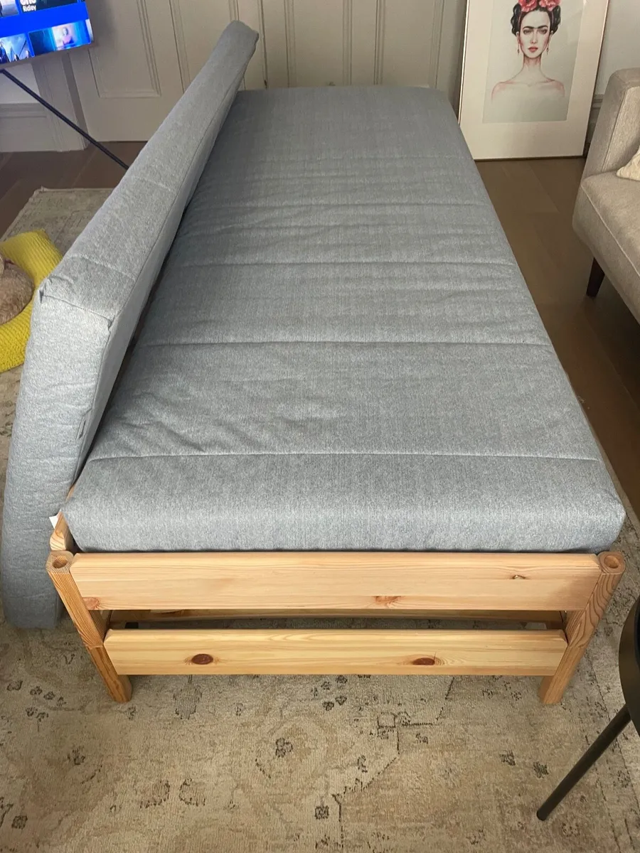 Ikea stackable 2 single beds with mattress - Image 3