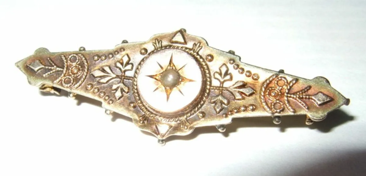 Vintage Hallmarked 9ct Gold Brooch / Tie Pin - Image 4