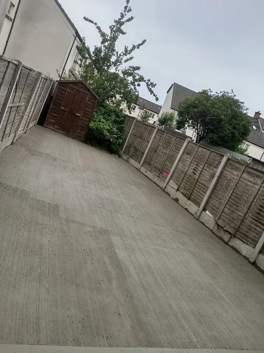 Concrete footpaths