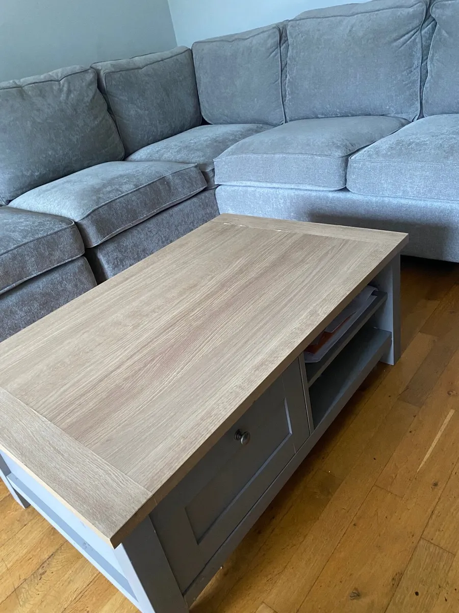 Corner Sofa, coffee table, tv unit & sideboard - Image 4