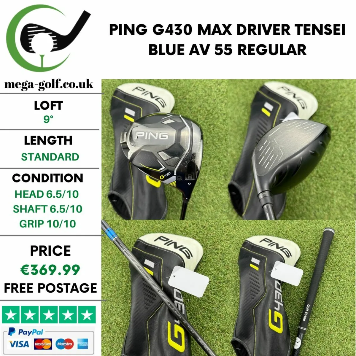 PING G430 MAX DRIVER / 9° / REGULAR - Image 1