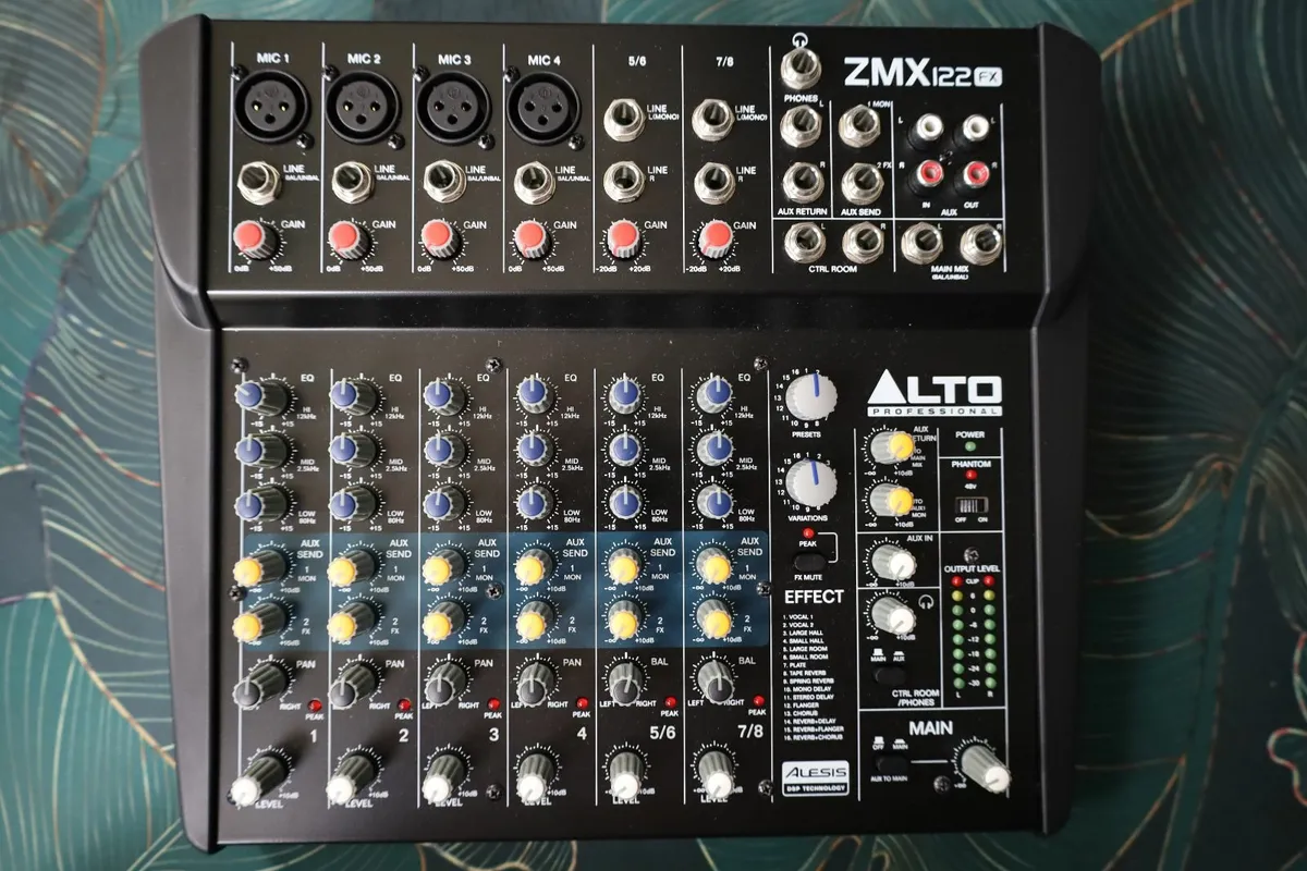 ALTO ZMX122FX Professional Mixer - Image 1