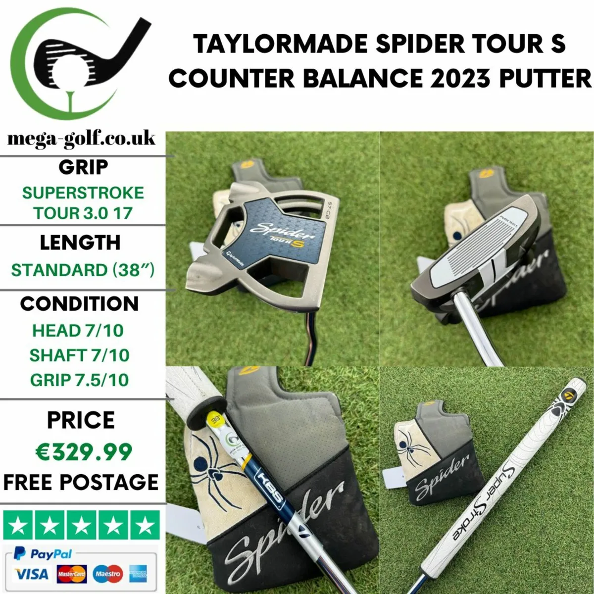 TAYLORMADE SPIDER TOUR S COUNTER BALANCE 2023 - Image 1