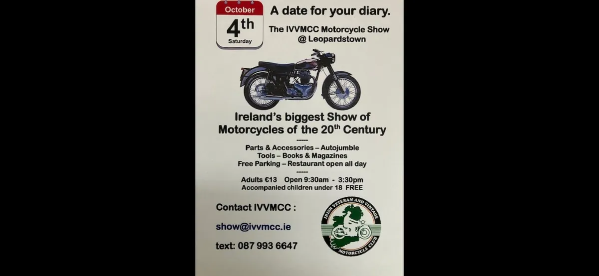 Vintage bike show