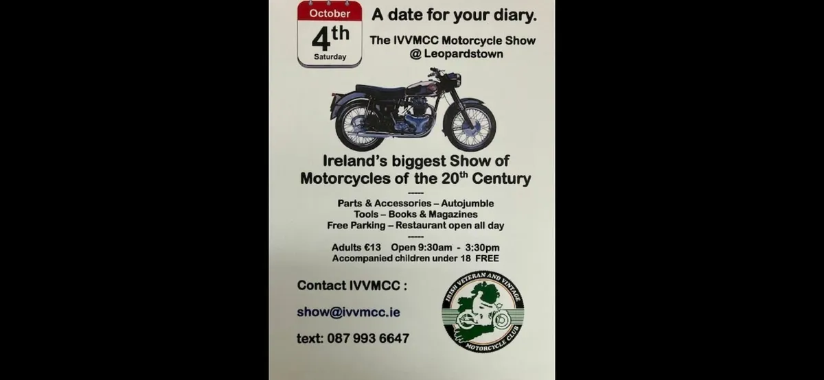 Vintage bike show
