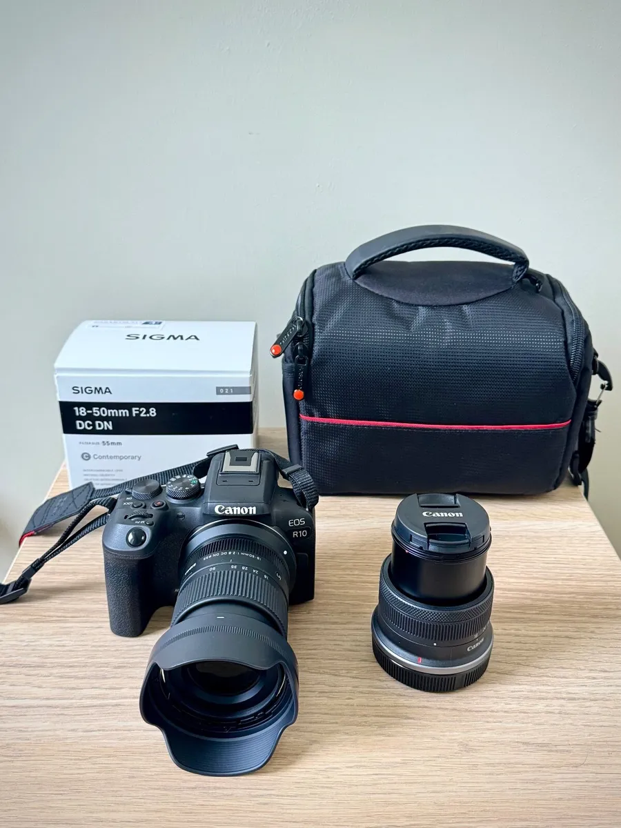 Canon EOS R10 + Sigma & Canon Lenses - Almost New - Image 1