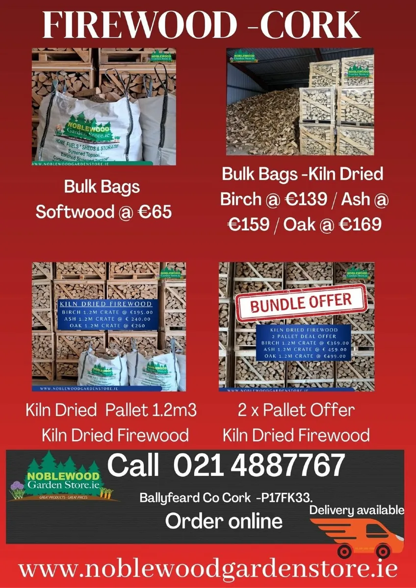 Softwood & Kiln Dried Firewood For Sale - Image 1
