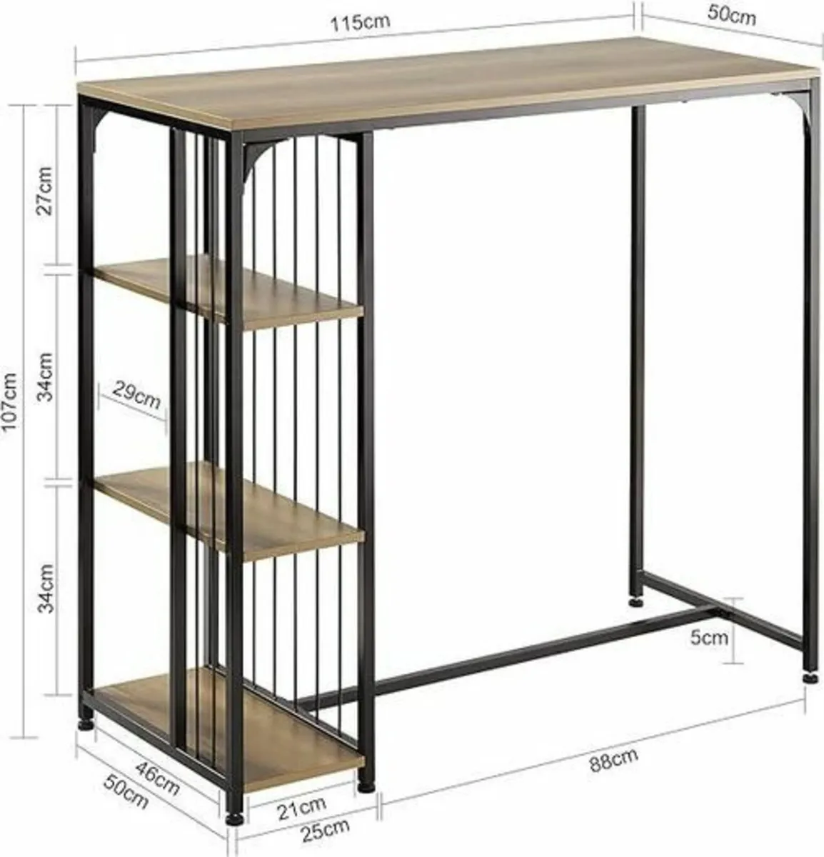 Dining Table Bar Table High Bar - Image 3