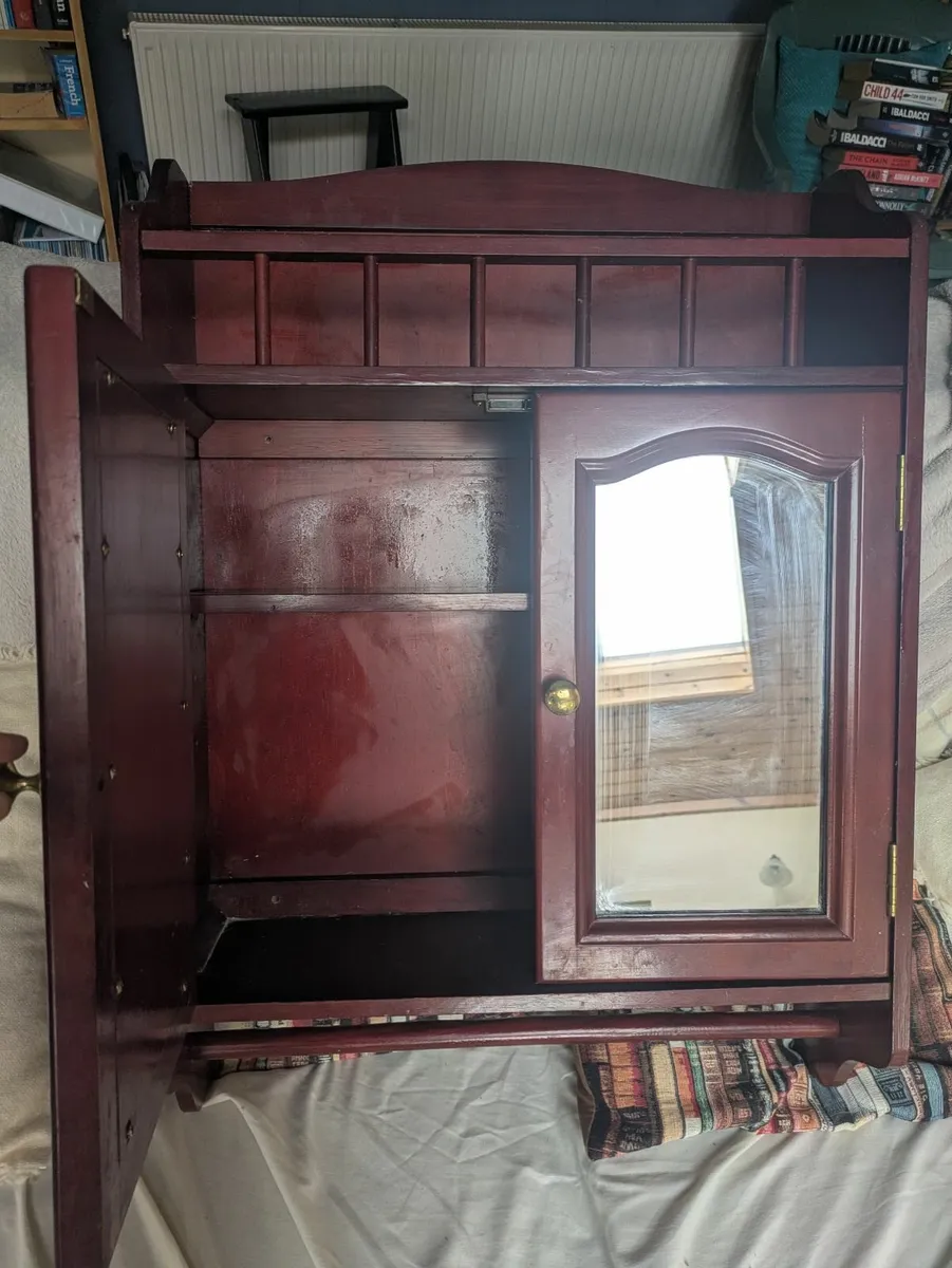 Bathroom Cabinet with Mirror - Image 3