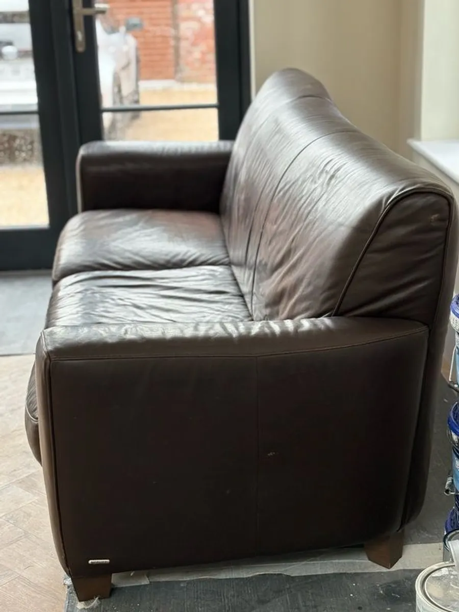 Leather Sofa (Natuzzi) - Image 1