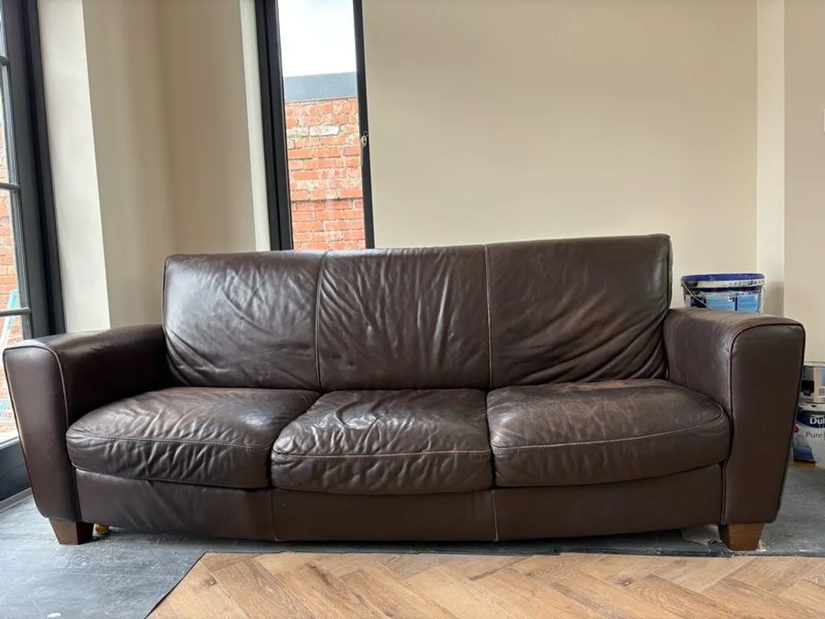 Leather Sofa (Natuzzi) - Image 2