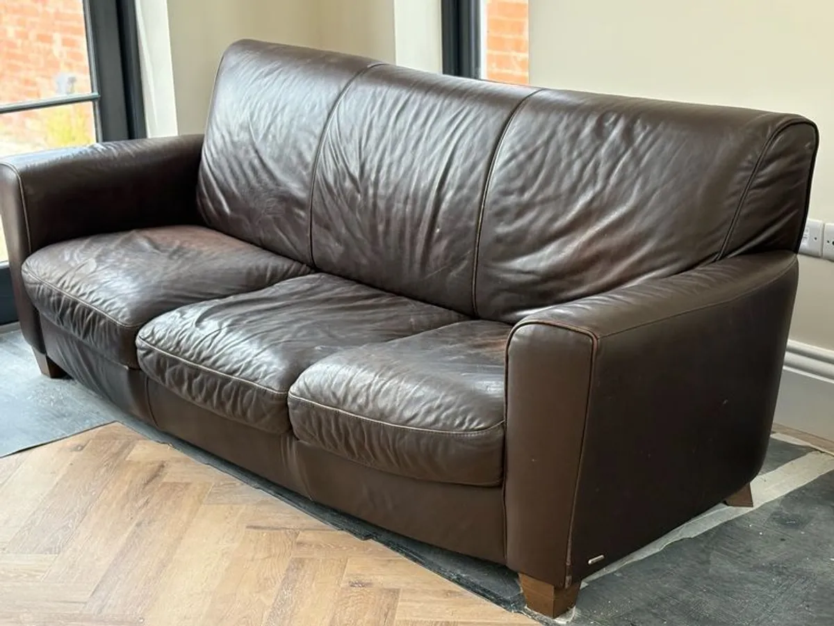 Leather Sofa (Natuzzi) - Image 3