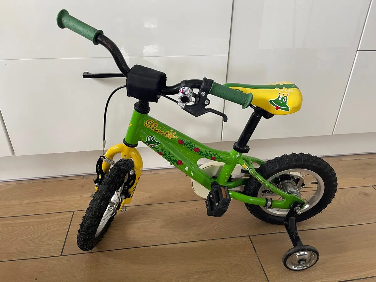 Children’s 4-Wheel Bike – Ghost (Detachable Wheels - Image 1