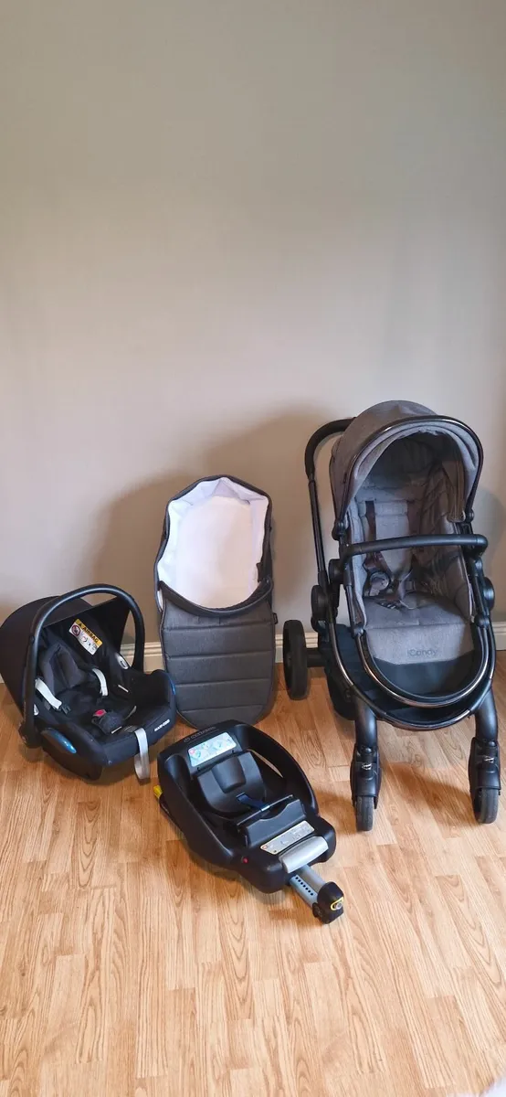 i candy peach travel system,  inc maxi-cosi and is - Image 1