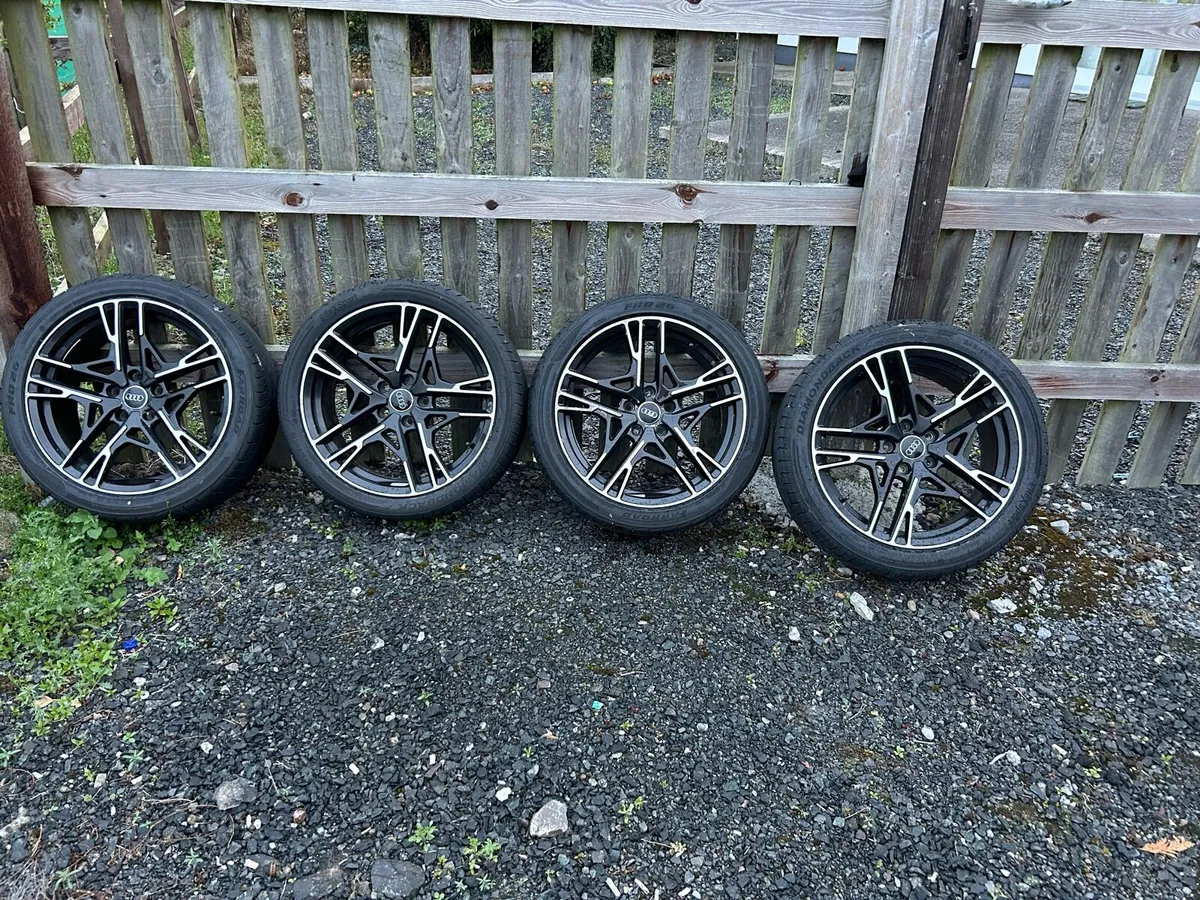 18” Audi alloys and tyres - Image 1