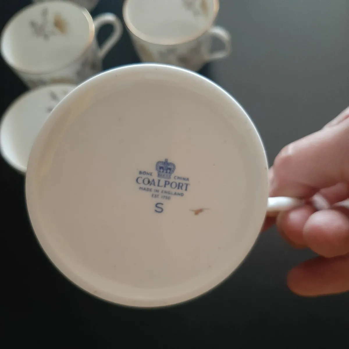 Coalport bone china 6cups/4saucers/6 side plates - Image 4