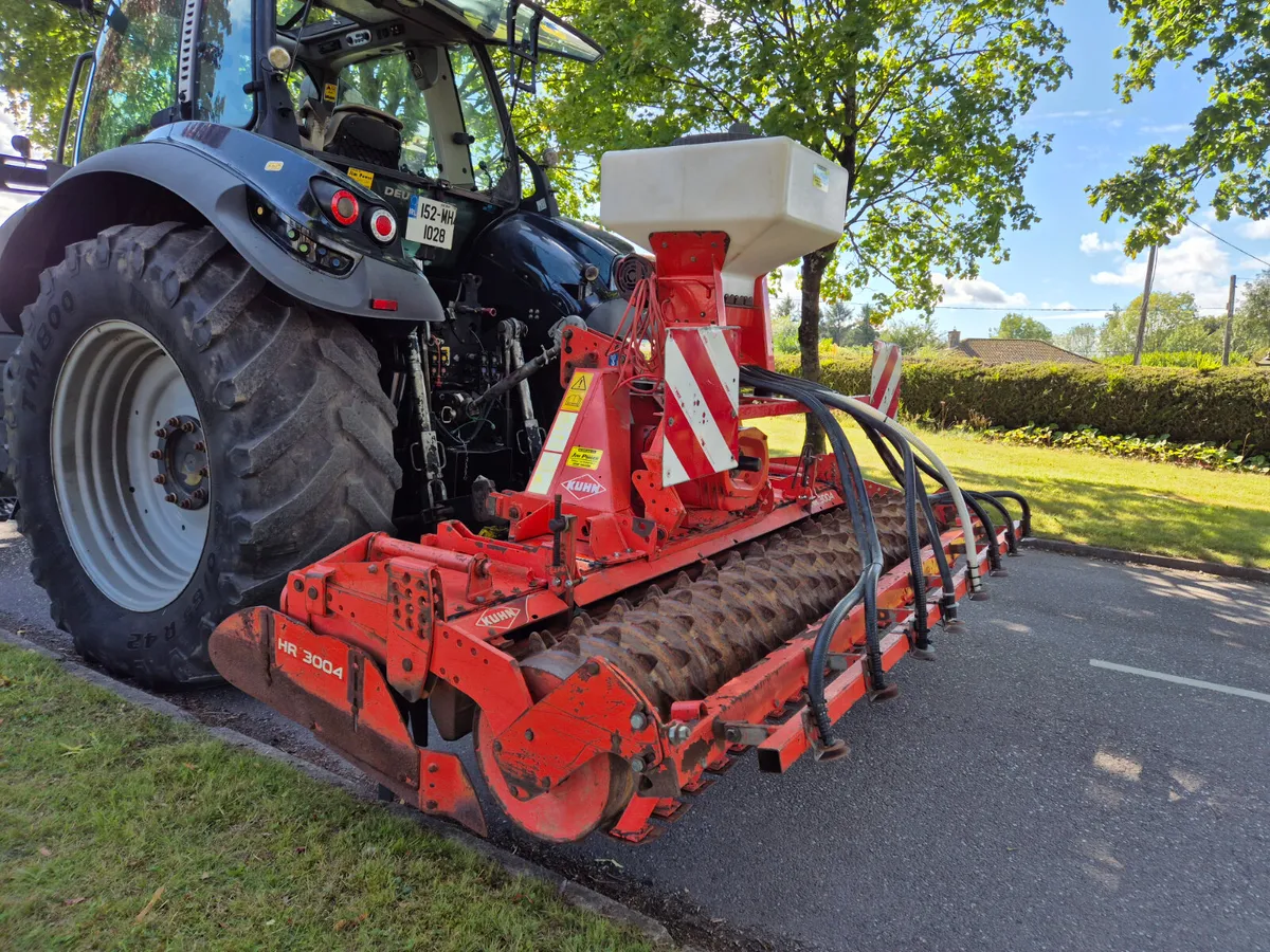 Kuhn Power Harrow with Air Seeder - Image 1