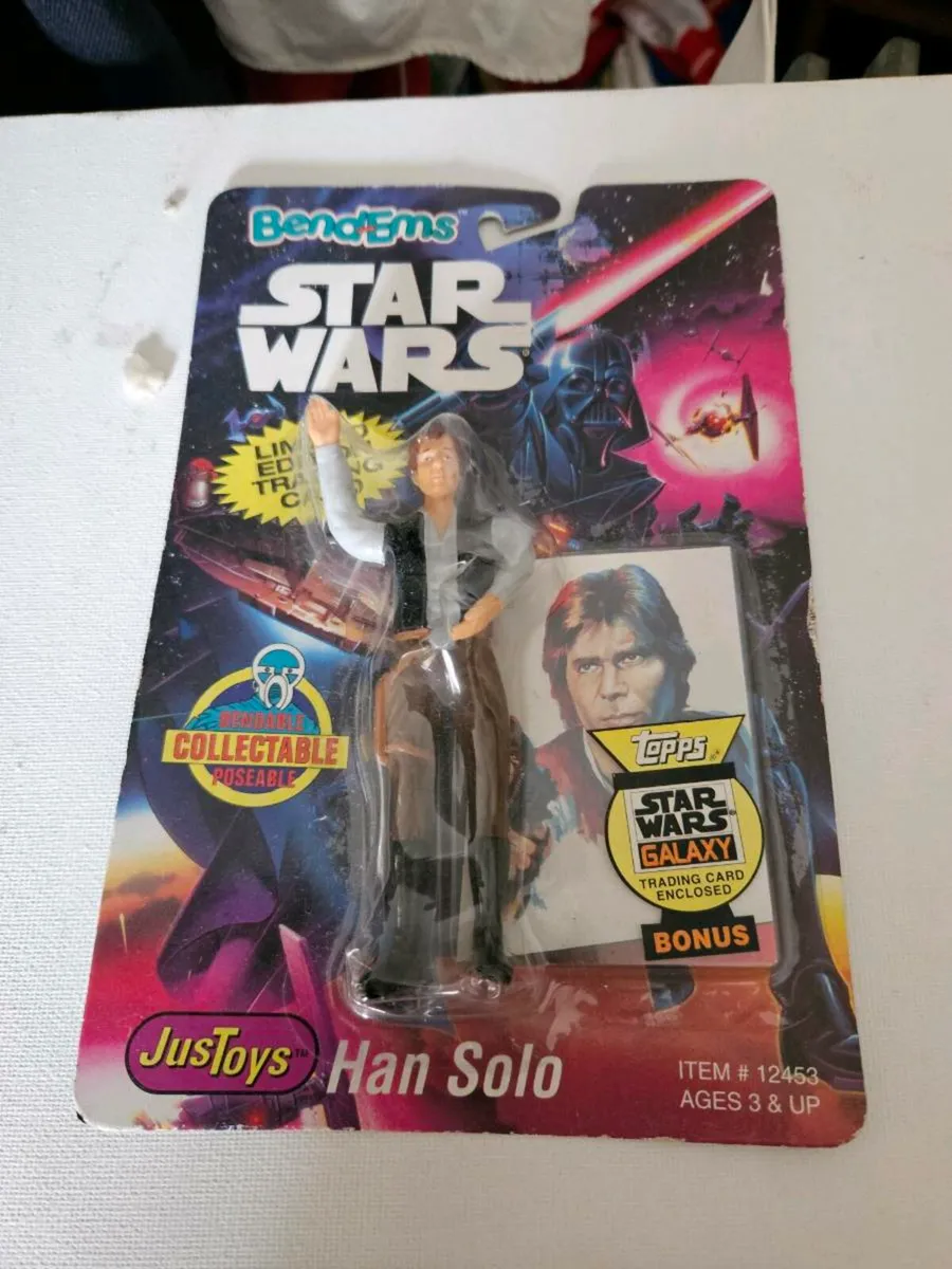 Vintage Star Wars Bendems Han Solo