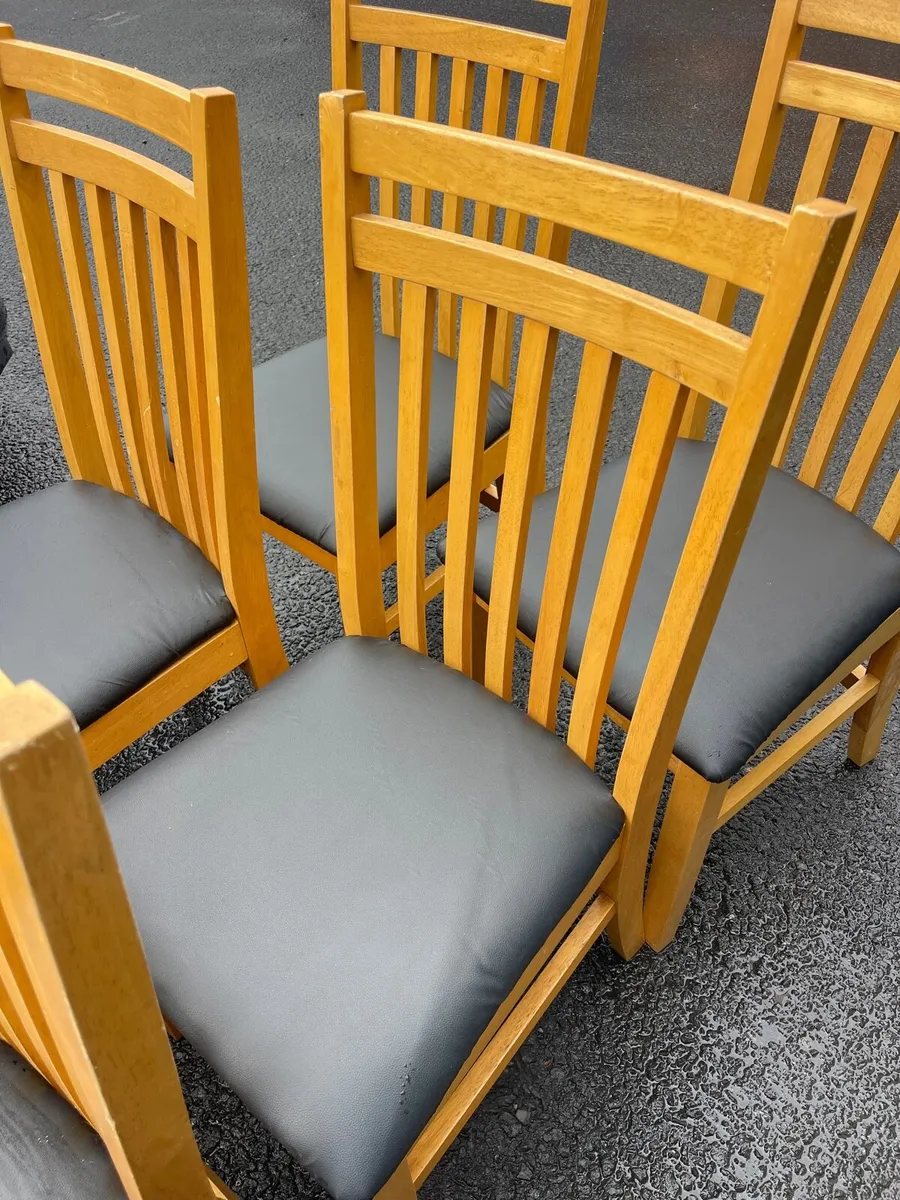 6 dining chairs - Image 2