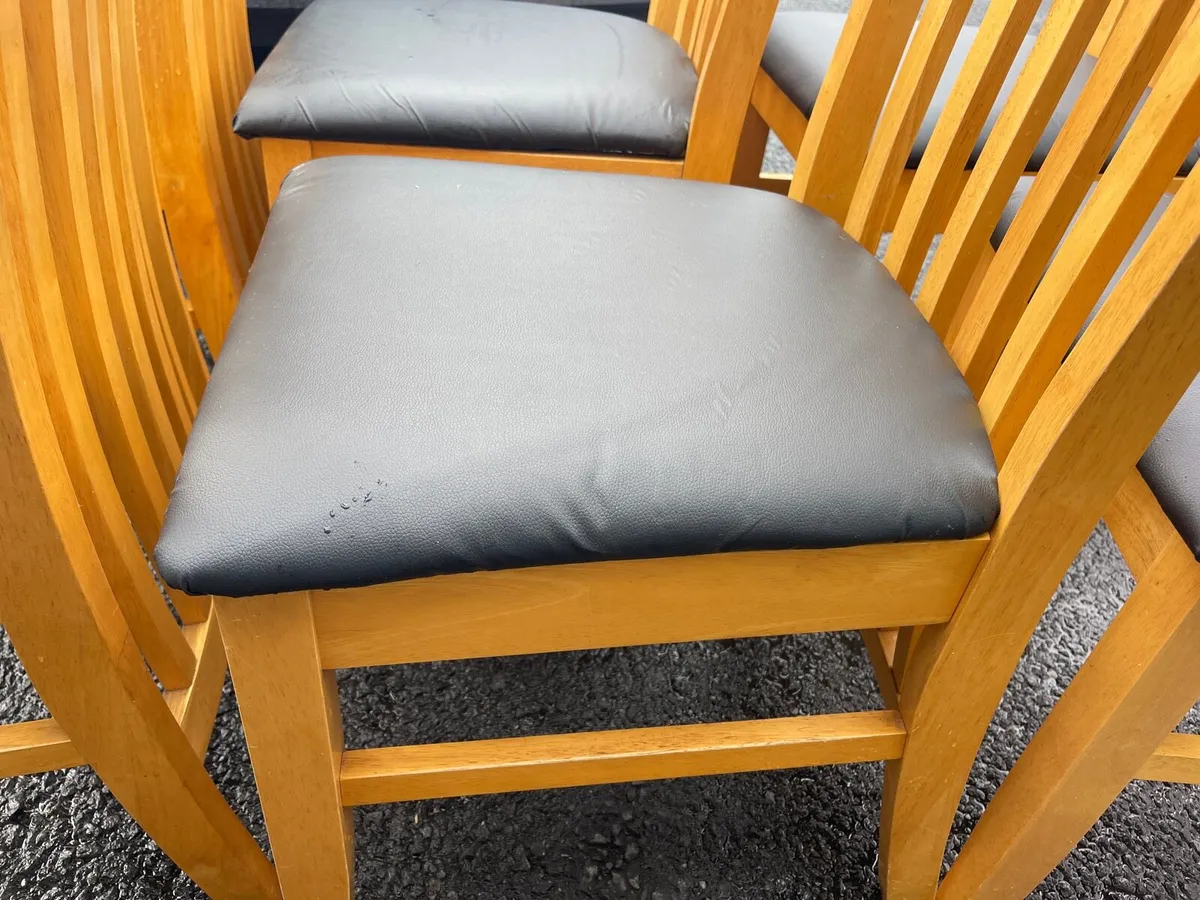 6 dining chairs - Image 3