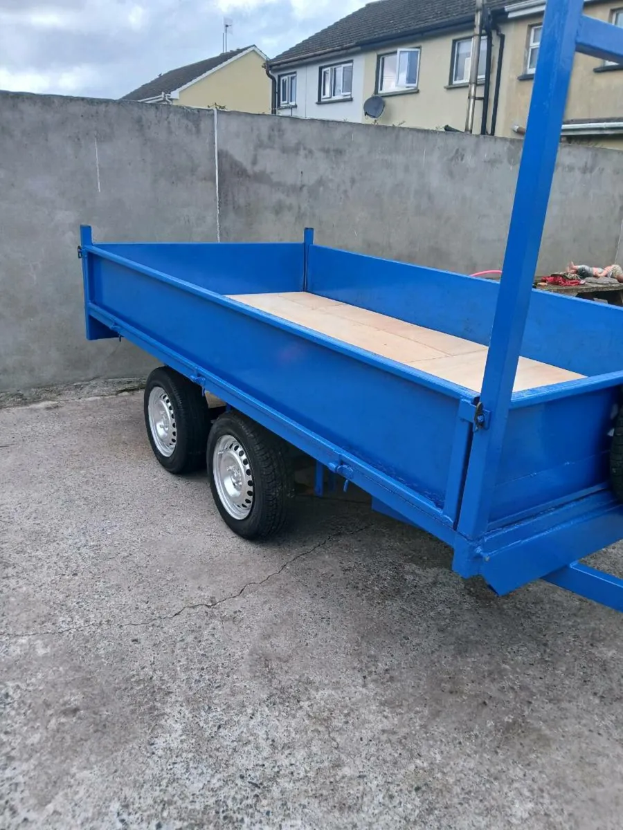 Steel trailer 9ft 8 by 5ft - Image 3