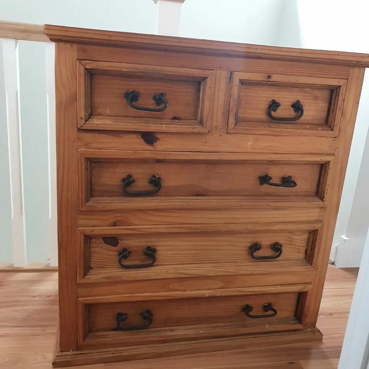 Pine Wardrobe and Dresser - Image 2