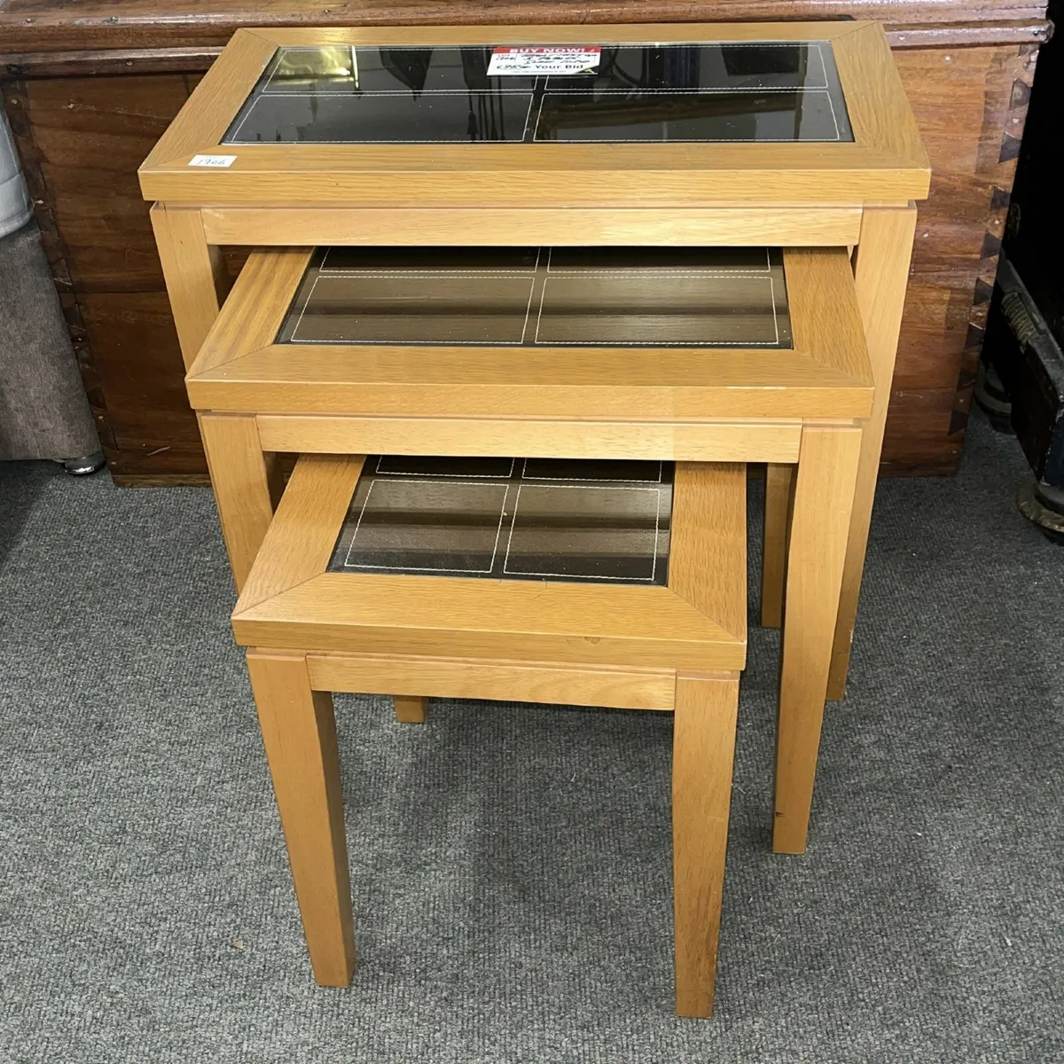 Elegant Teak Nest of Tables - Image 2