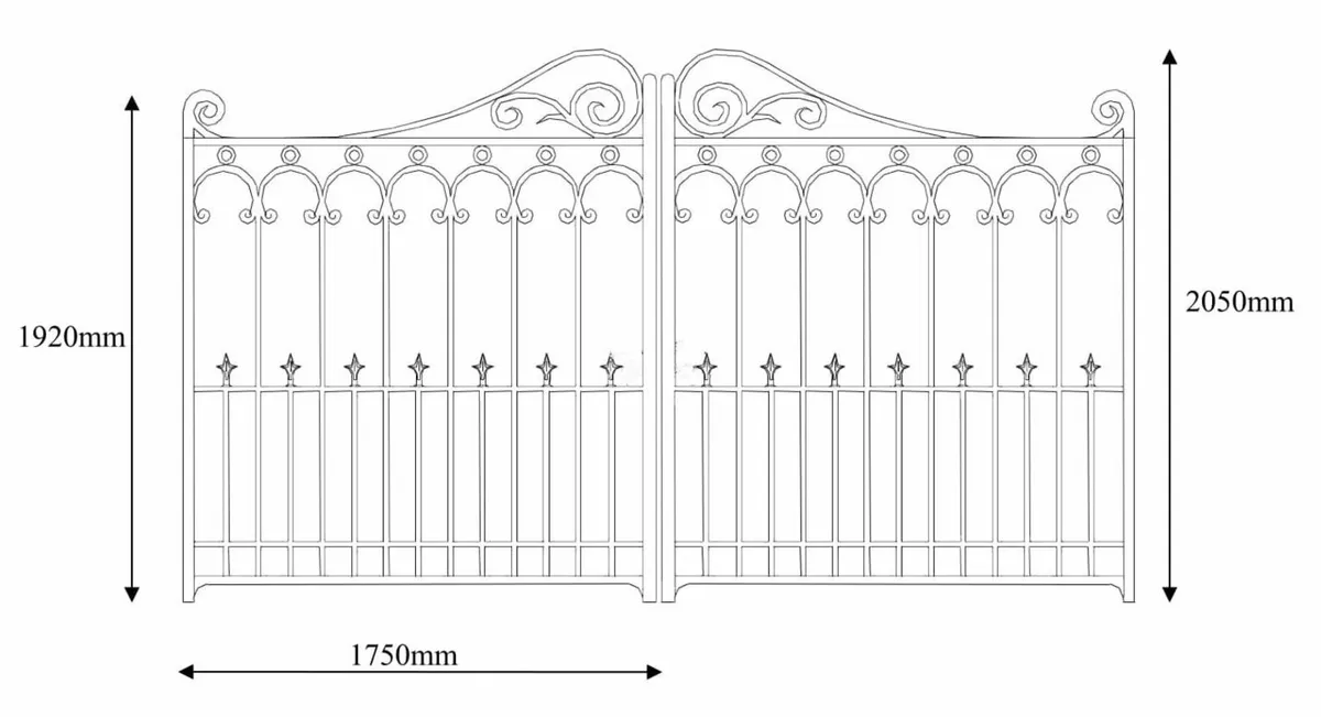 Cast Iron Gates and Railing - Image 3