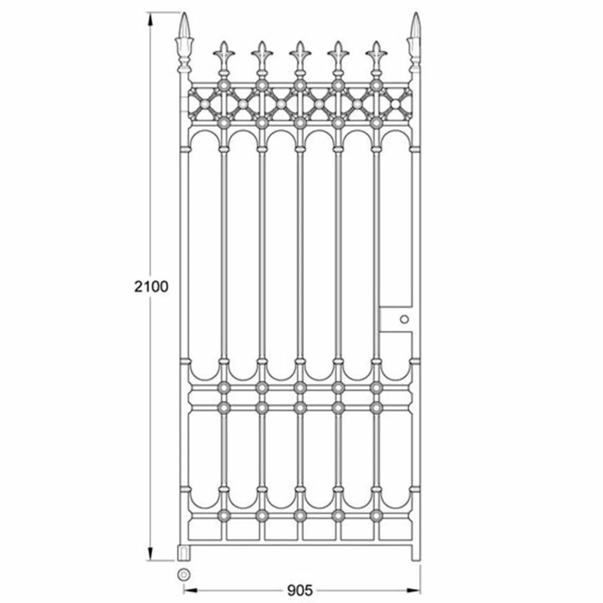 Cast Iron Gates and Railing - Image 4